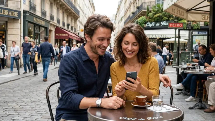 Transparence et contrôle Expérience détaillée de profil de rencontre dans Menta Social