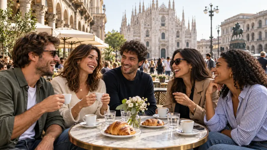 Date reali Persone che scoprono connessioni reali con Menta Social